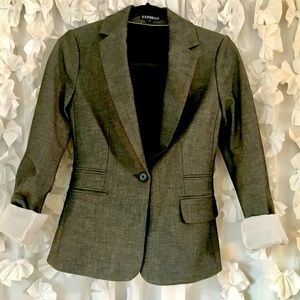 Smart, gray blazer